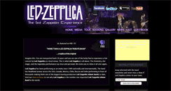 Desktop Screenshot of led-zepplica.com