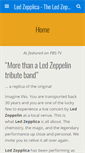 Mobile Screenshot of led-zepplica.com